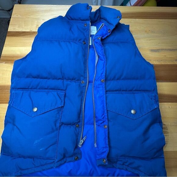 CLASS 5 Blue Vintage Down Vest Sz M - Picture 9 of 11